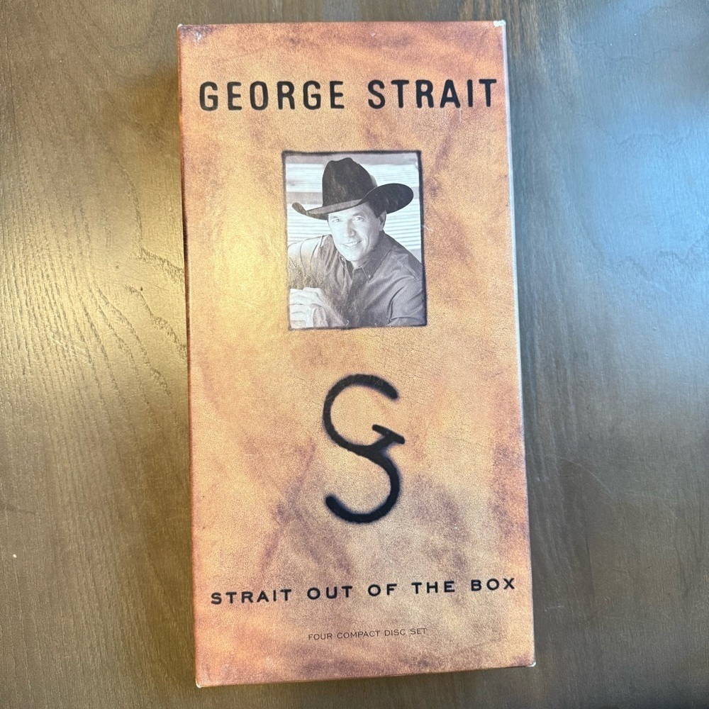 The  "Strait Out of the Box," a box set album by George Strait.